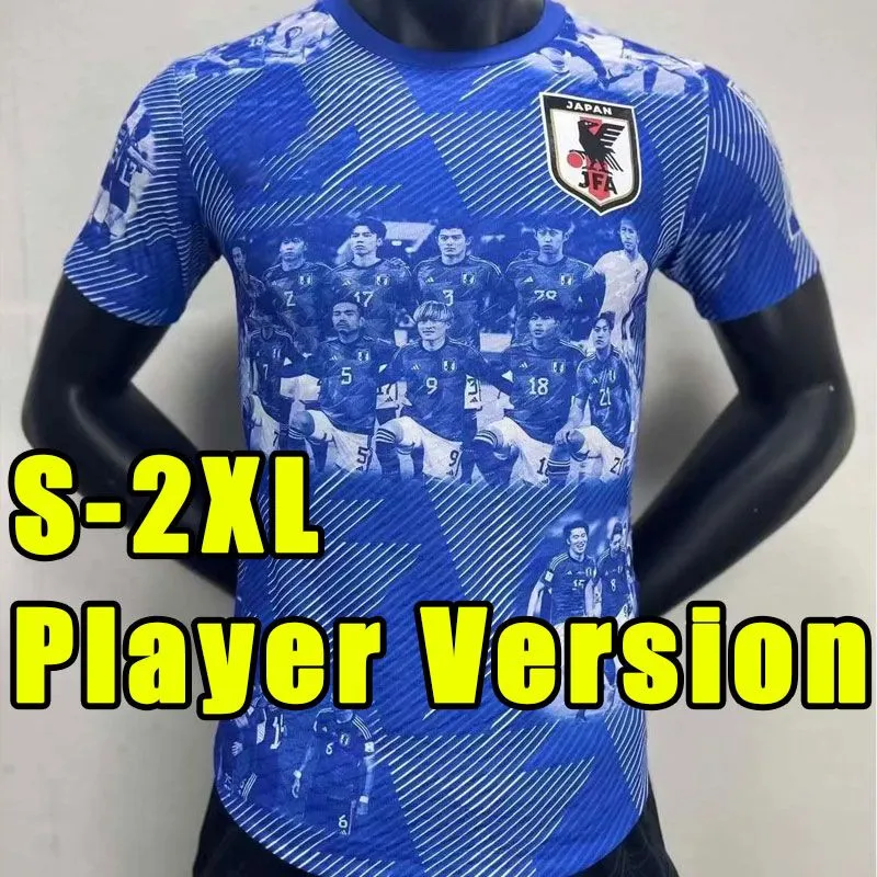 Player version 23 24 Japan Soccer Jerseys KUBO 2023 2024 MINAMINO SHIBASAKI ITO YOSHIDA Football Shirt KAMADA TSUBASA HARAGUCHI Mens Jersey training