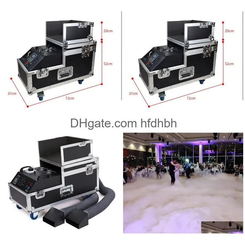 3000w water mist wedding wedding double tube smoke machine wedding party stage performance spray fog machine