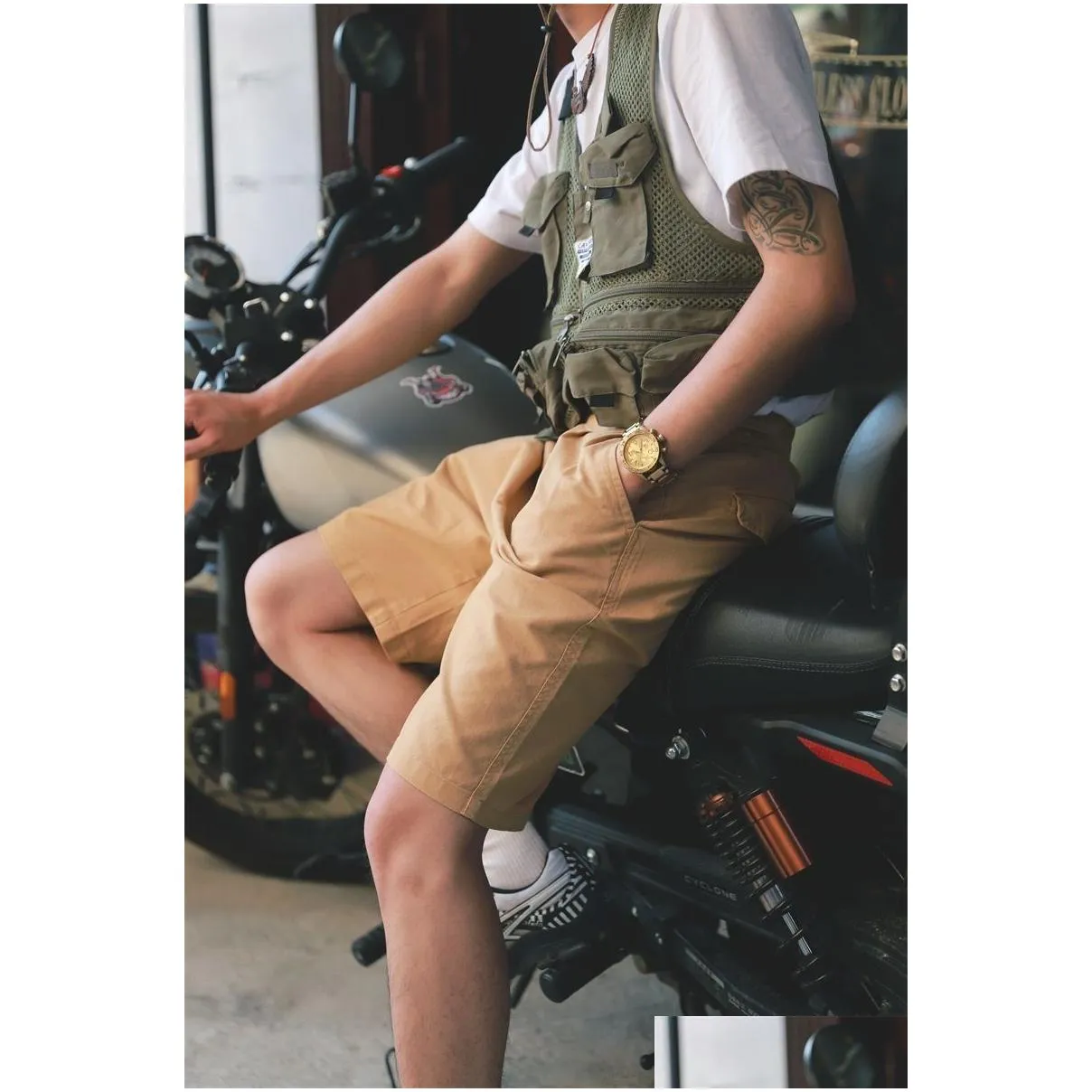 Men`S Shorts Summer Cotton Vintage Army Men S Cargo Chino Work Street Wear Uni Gurkha Short Pants 220715 Drop Delivery Apparel Clothi Dhgdt