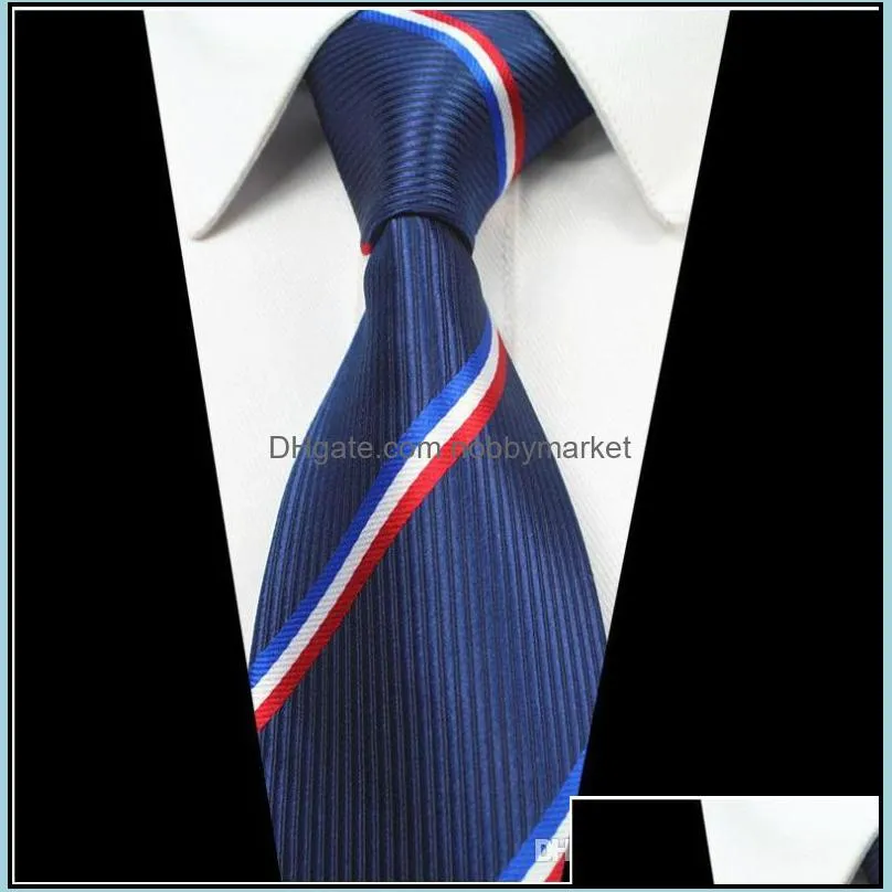Designer Mens Ties 38 Design Silk Neck Ties 8cm Plaid Striped Ties for Men Formal Business Wedding Party Gravatas