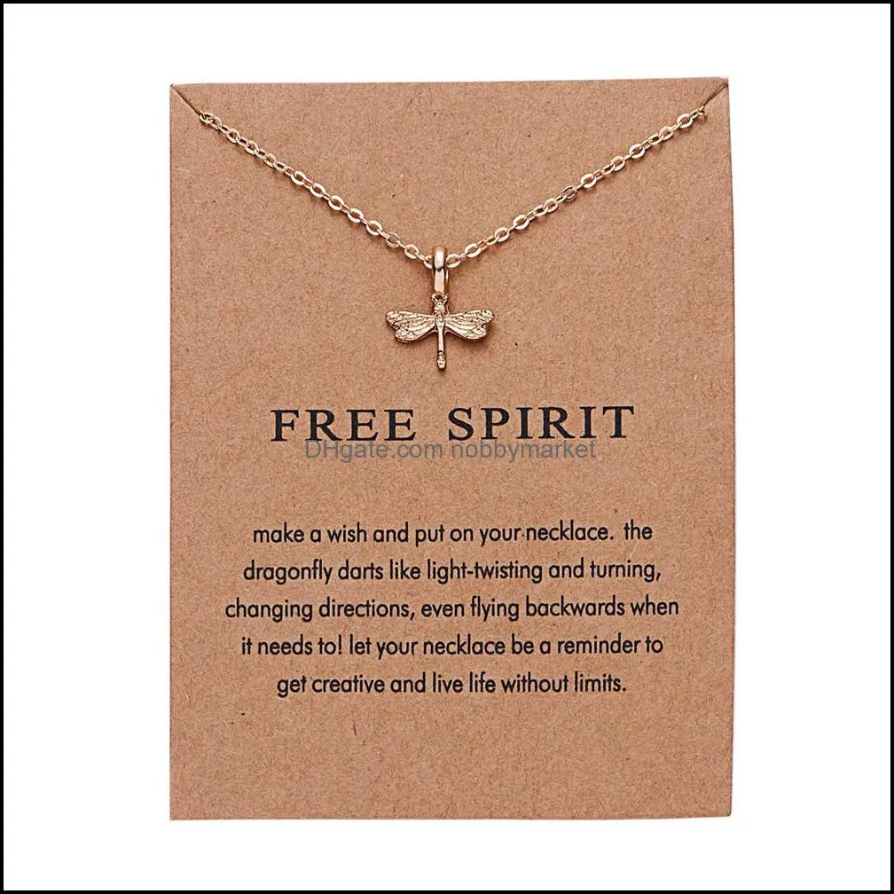 CR jewelry Arrival Dogeared Necklace With Gift card Elephant Pearl Love Wings Cross Key Zodiac sign Compass lotus Pendant For women