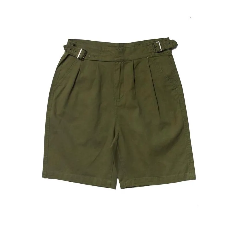 Men`S Shorts Summer Cotton Vintage Army Men S Cargo Chino Work Street Wear Uni Gurkha Short Pants 220715 Drop Delivery Apparel Clothi Dhgdt