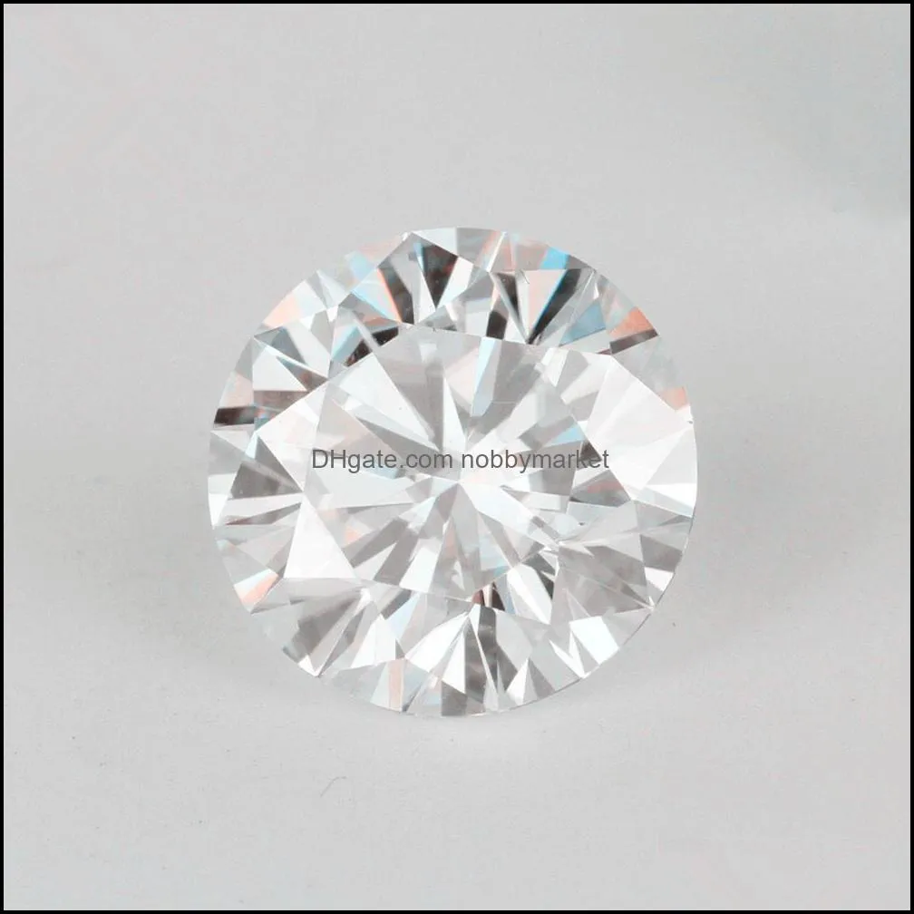 Offer The Certificate Test Positive IJ Color Round Brilliant Cut 1ct 6.5mm VVS Clarity Lab Grown Moissanite Diamond For Earring
