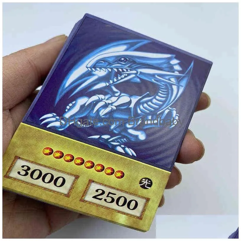 Card Games 100Pcs/Set Yuh Rare Flash Cards Yu Gi Oh Game Paper Kids Toys Girl Boy Collection Christmas Gift Drop Delivery Gifts Puzzle Dh0Mq