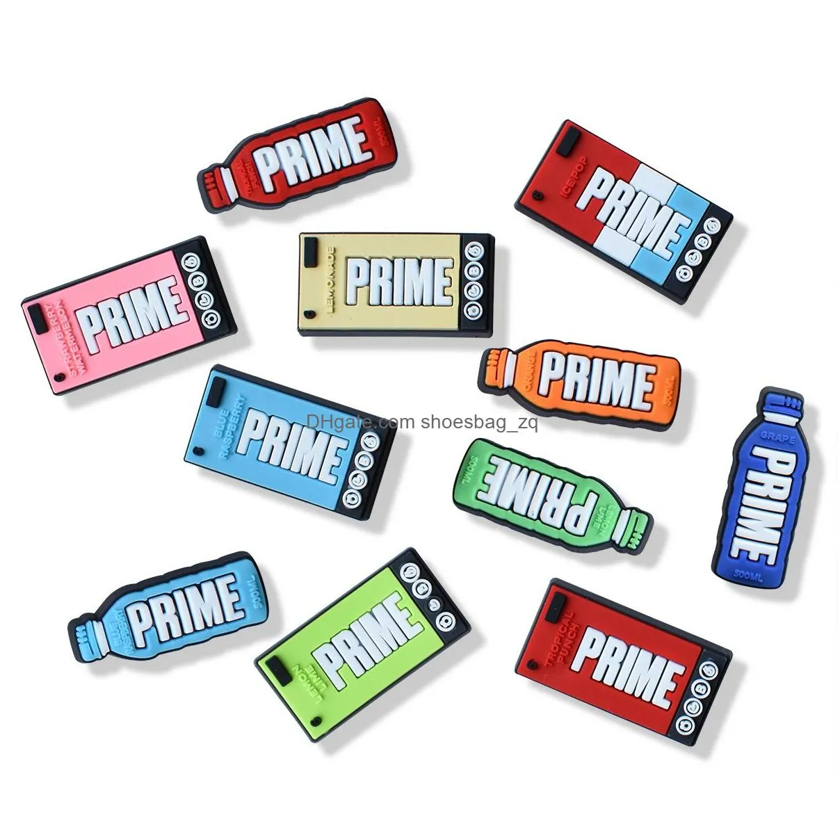 Wholesale Prime Drink Bottle Croc Charms for Bracelet Wristband Boys Girls Kids Adults