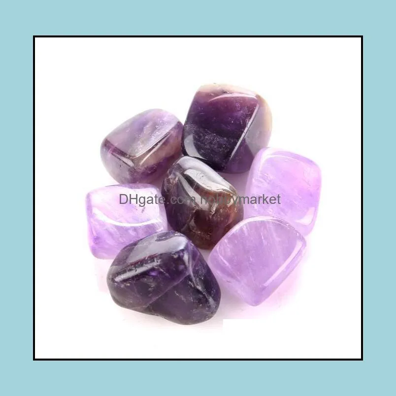 JLN Yoga Reiki Healing Stone Seven Chakra Natural Irregular Shape Semi Precious Gems Mineral Loose Beads