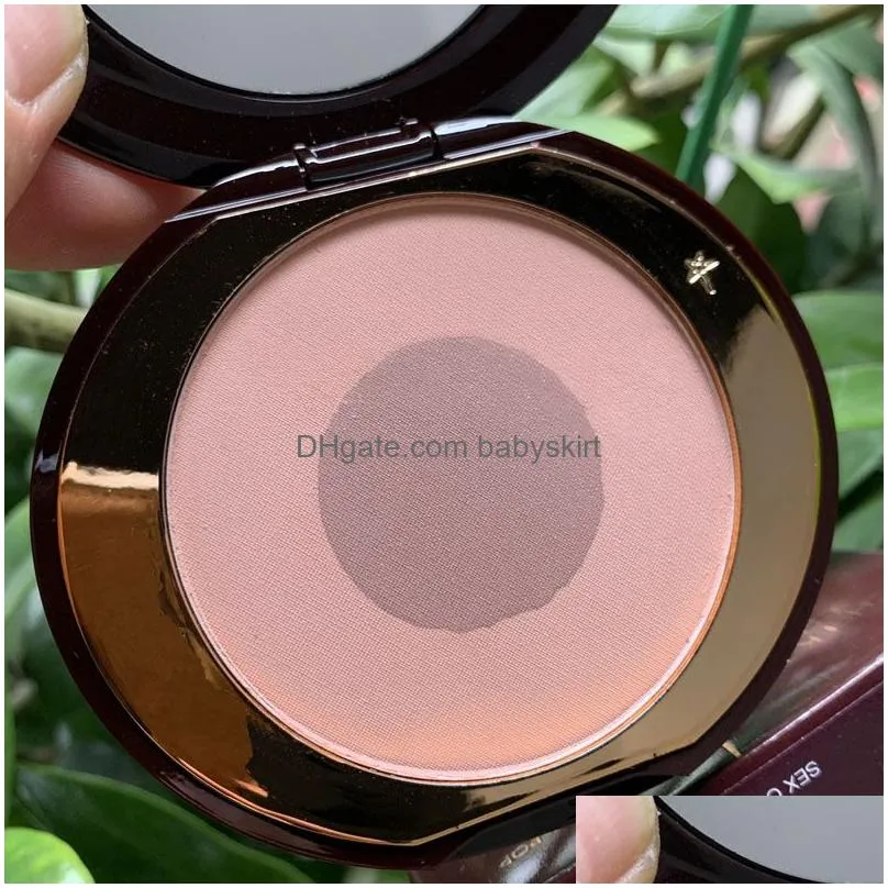 Blush Two Tone Rose Powder Ber  B With Brush On Fire Cheek Swish Glow Pillow First Love Drop Delivery Health Beauty Makeup Face Dhry5