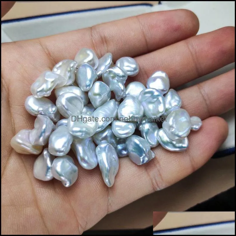 Highlight Natural Freshwater Baroque Pearl Bead DIY Jewelry Designer Findings Beads 9-11mm Baroque Pearl Bead Loose Beads