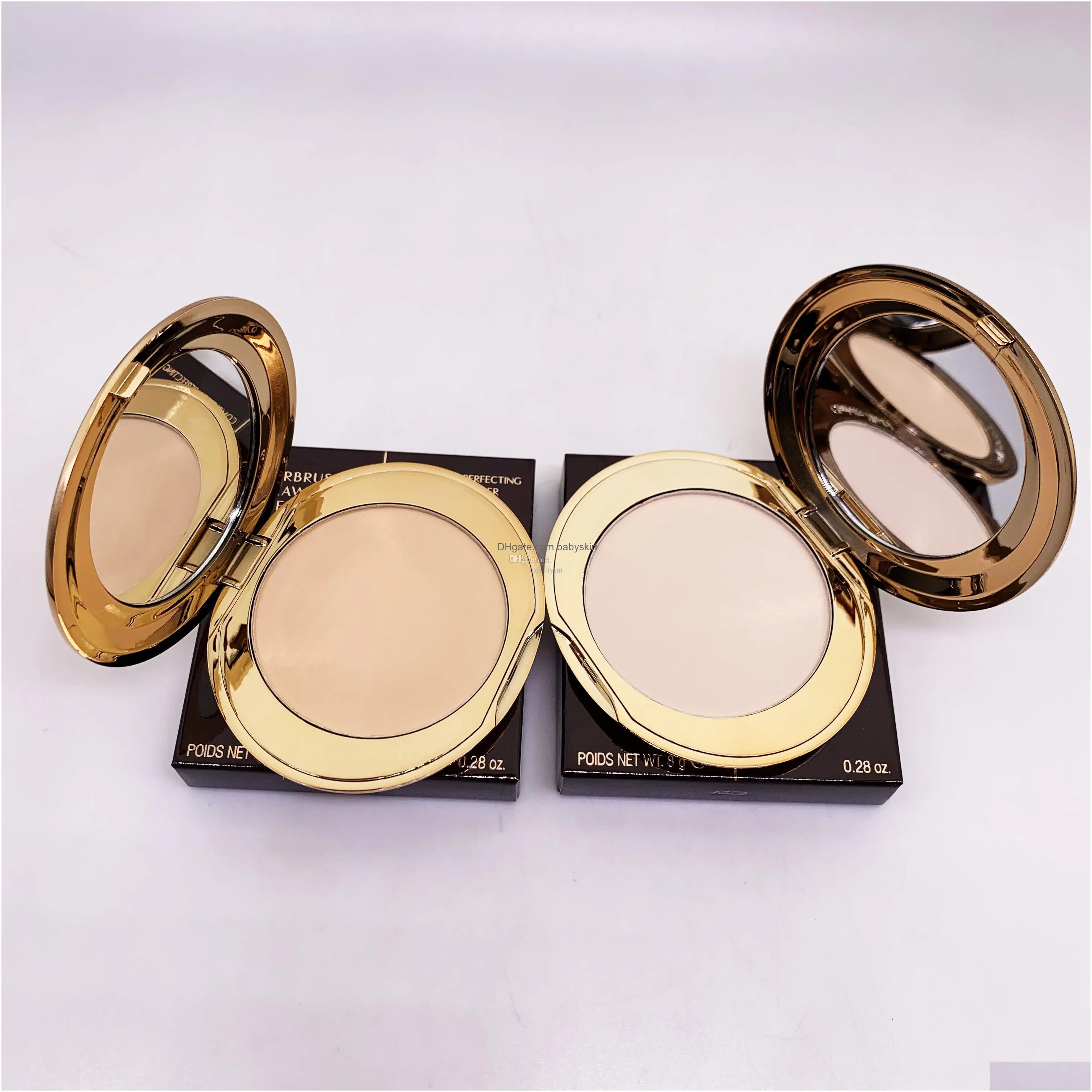 Eye Shadow Airbrush Flawless Finish Setting Powder 8G Complexion Perfecting Micro 2 Colors Fair And Medium Face Makeup Drop Delivery H Dh7Bk