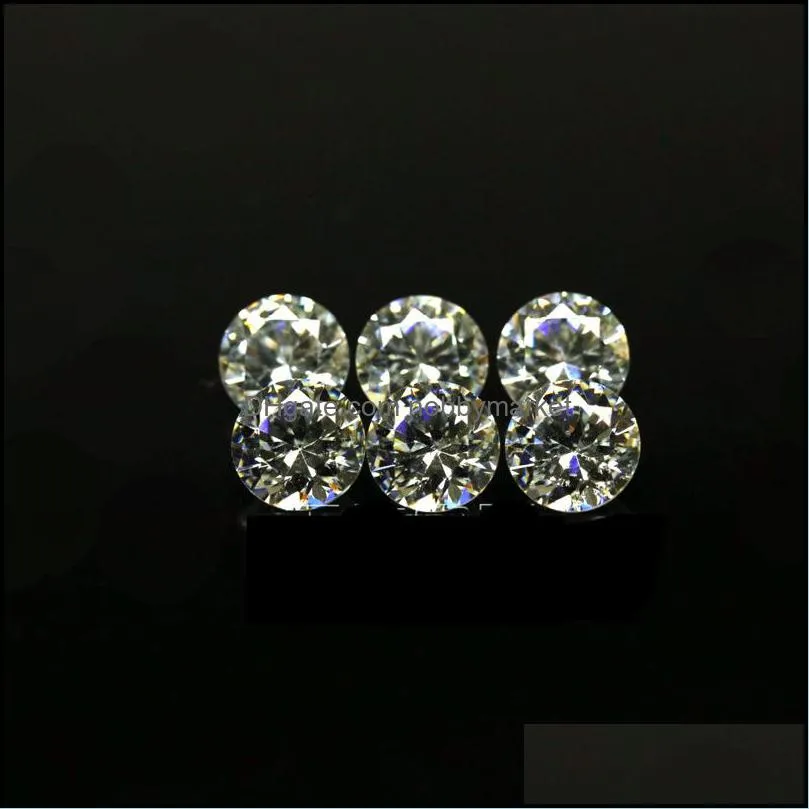 Cheap Price 1000pcs/lot 1.7mm-2.4mm 3A Quality Lab Created Diamond White Round Cubic Zirconia Loose CZ Stones For Jewelry Making