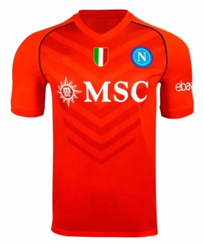 Napoli Soccer Jerseys Maglie Da Calcio Naples 23 24 KVARATSKHELIA OSIMHEN Football Shirts Napolis Valentines Day-themed shirt