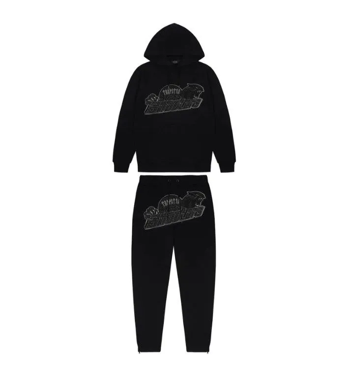 Mens Tracksuits Top Version London shooter Tracksuit Towel printing Trapstar Hoodie Womens Set 555