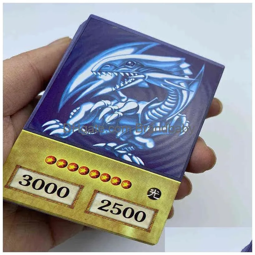 Card Games 100Pcs/Set Yuh Rare Flash Cards Yu Gi Oh Game Paper Kids Toys Girl Boy Collection Christmas Gift Drop Delivery Gifts Puzzle Dhzel