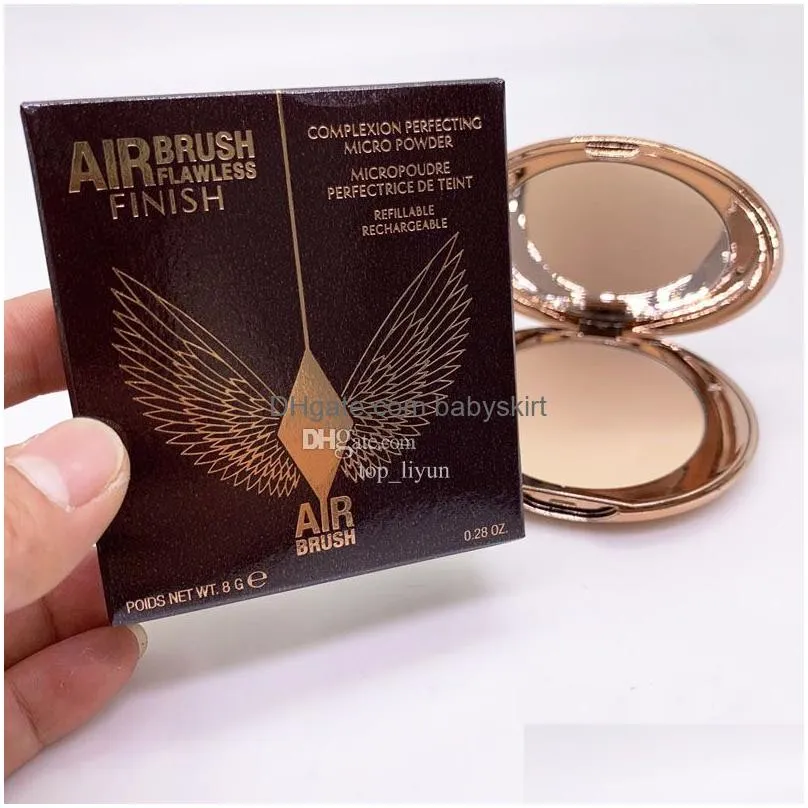 Face Powder Brand Airbrush Flawless Finish Setting Micro Complexion Perfecting Medium Fair Makeup Concealer 28Oz Drop Delivery Health Dhson