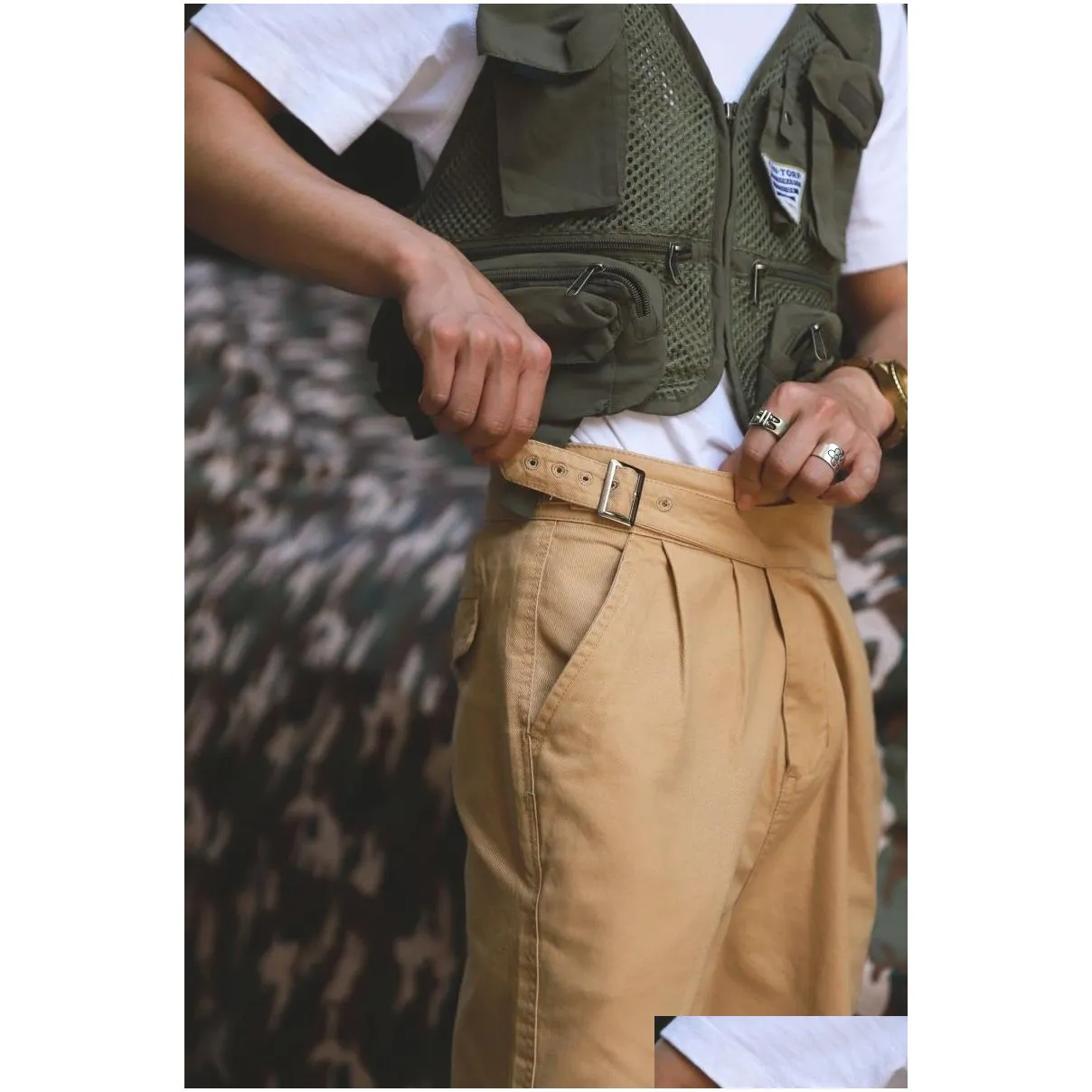 Men`S Shorts Summer Cotton Vintage Army Men S Cargo Chino Work Street Wear Uni Gurkha Short Pants 220715 Drop Delivery Apparel Clothi Dhgdt