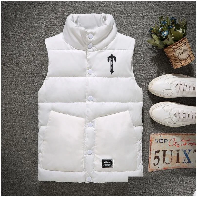 London trapstar jacket Men`s Vests freestyle real feather down Winter Fashion vest bodywarmer Advanced Waterproof Fabric