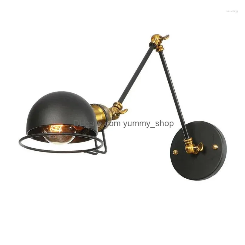 wall lamp modern style vintage lampen bunk bed lights black bathroom fixtures gooseneck reading light mounted