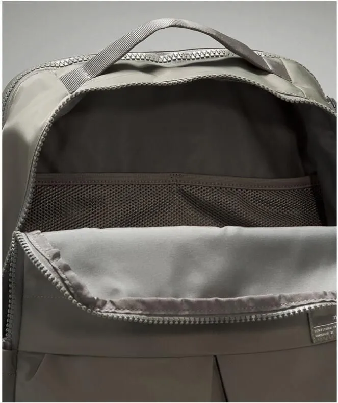 lu 23L Backpack Students Laptop Large Capacity Bag Teenager Shoolbag Everyday Lightweight Backpacks 2.0 6 Colors New