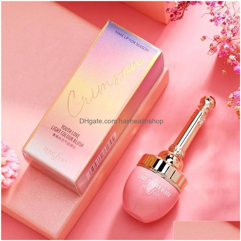 Blush Makeup light colours Blusher Face Powder Pigment Mineral Peach Korean Professional Texture Cheek Pprivate Label Cosmetics 230725