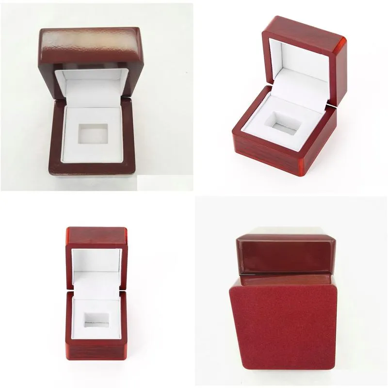 Other Fashion Accessories Wooden Display Box Ship Ring Collectors Case 1 Slot05138942 Drop Delivery Dhlij