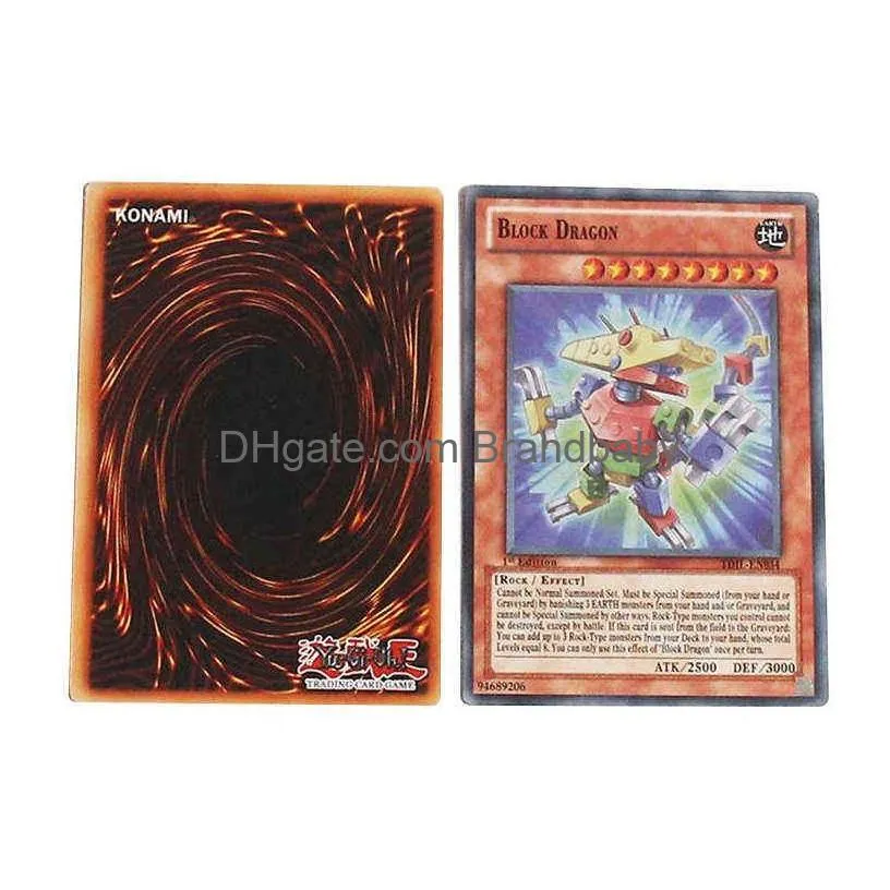 Card Games New Japanese Yuh Collection Rare Cards Box Yu Gi Oh Sky Dragon Game Hobby Collectibles Holder For Child Gift Toys Drop Deli Dhpqj