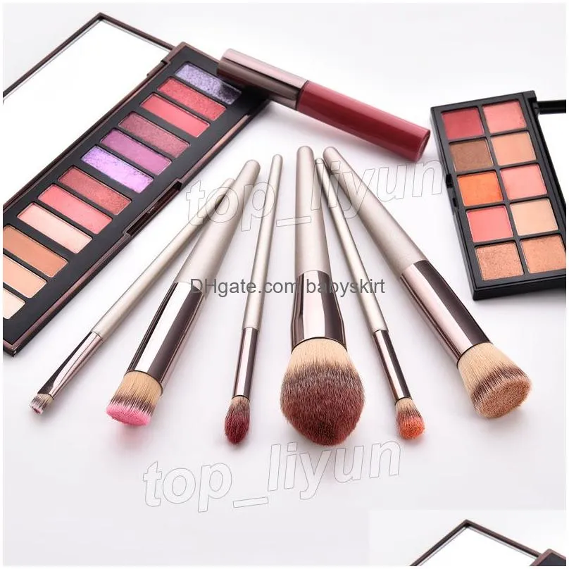 Makeup Brushes New 14Pcs Brush Set Kabuki Eyeshadow Powder Blending Contour Foundation Eyebrow Eyelash Beauty Cosmetics Drop Delivery Dhavs