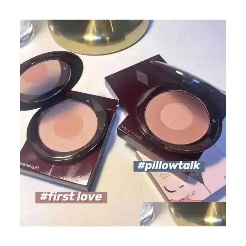 Blush 8g Color Pillow Talk First Love Cheek Chic Swish Glow Blusher Face Powder Makeup Palette Drop Delivery Health Beauty