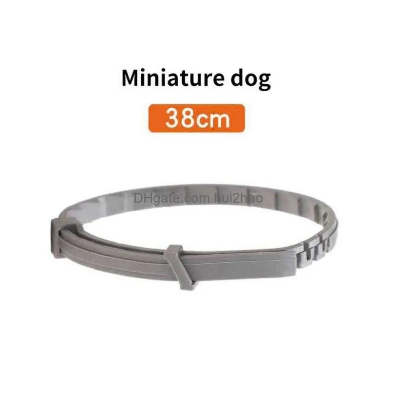 38cm/70cm pet insect repellent collar anti-mosquito antiparasitic adjustable cat dog accessories to 8 month flea tick prevention