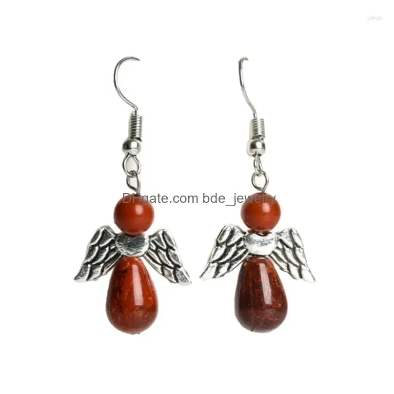 dangle earrings angel wing fish hook earring lightweight jewellery valentines day gift