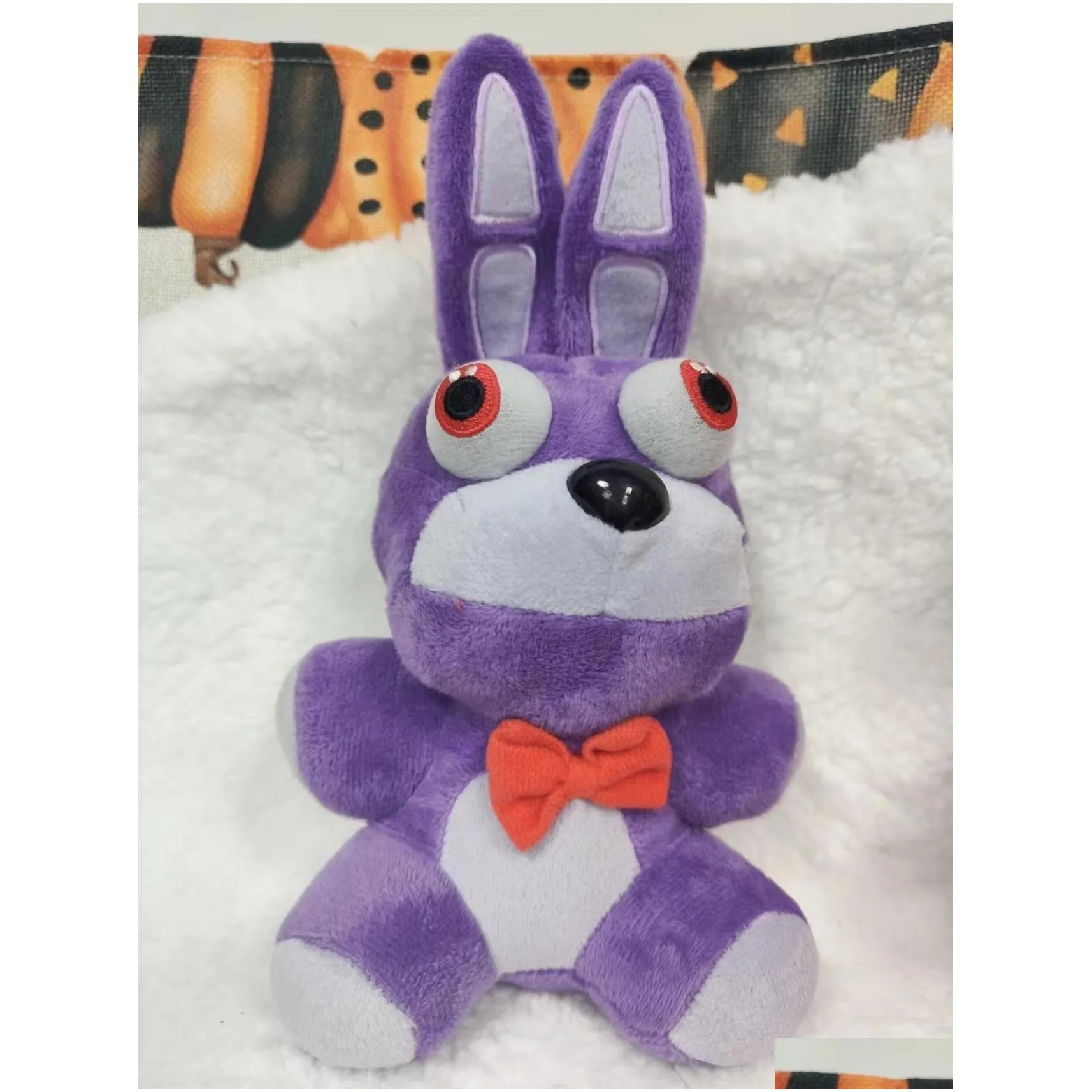 Hot toy designer teddy bear plush toy cartoon game baby bear amina butterfly bunny plushie 18cm bunny stuff cute bear dread bear rabbit plush Toy kid Stuffed