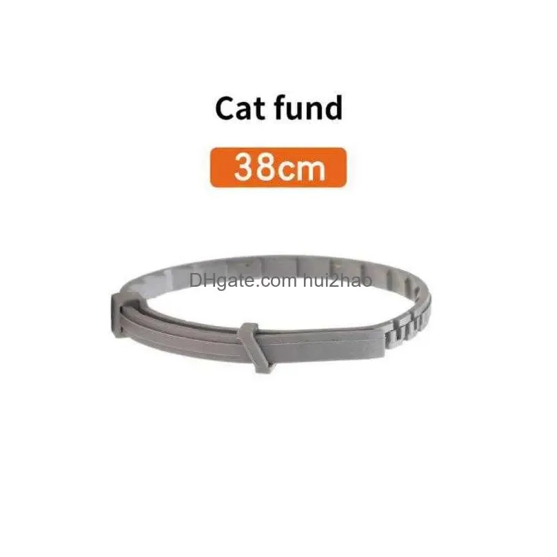 38cm/70cm pet insect repellent collar anti-mosquito antiparasitic adjustable cat dog accessories to 8 month flea tick prevention