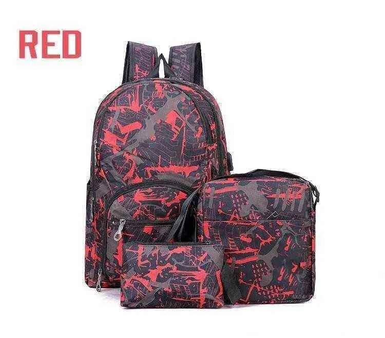 2020 Best out door outdoor bags camouflage travel backpack computer bag Oxford Brake chain middle school student bag many colors