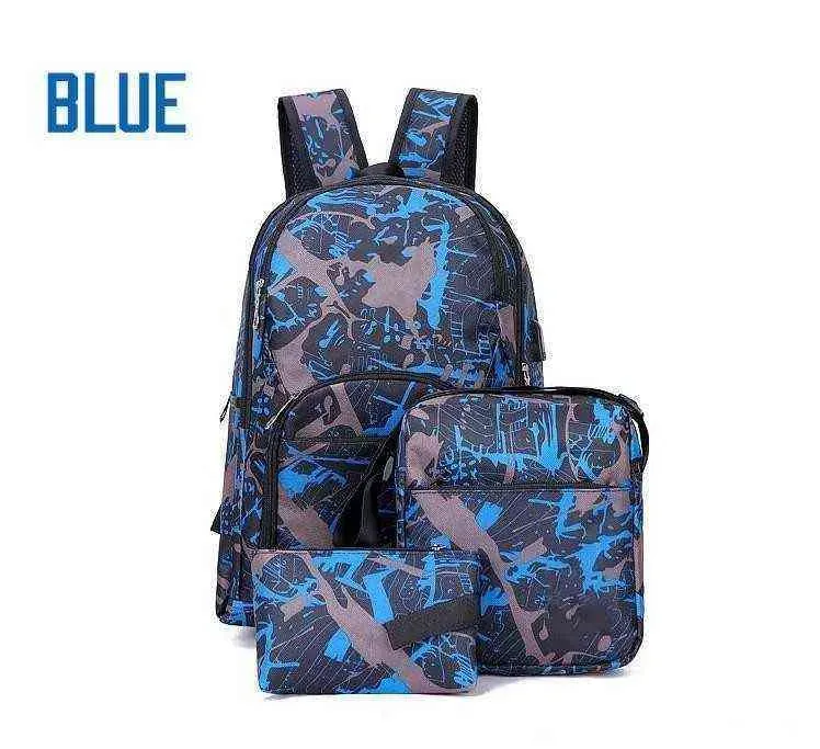 2020 Best out door outdoor bags camouflage travel backpack computer bag Oxford Brake chain middle school student bag many colors
