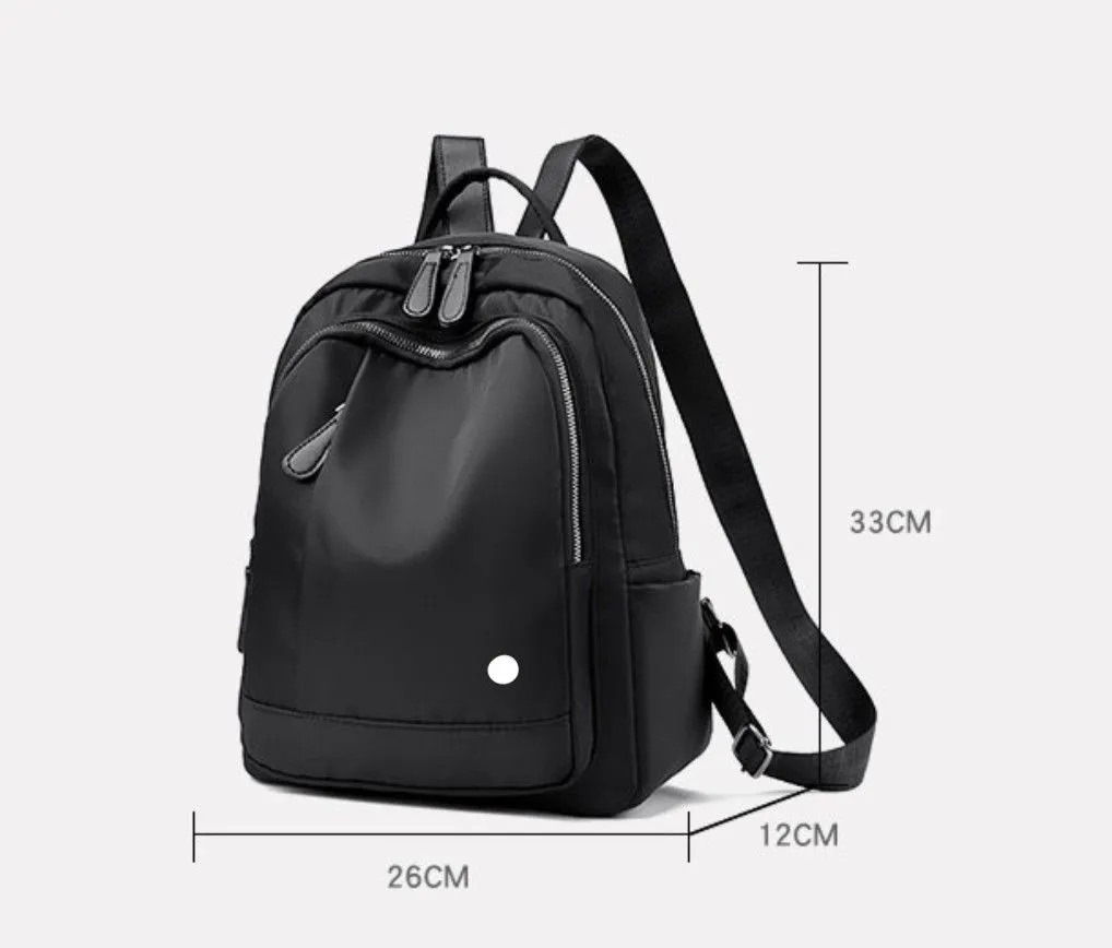 LL Simple Oxford Fabric Students Campus Outdoor Bags Teenager Shoolbag Backpack Korean Trend With Backpacks Leisure Travel