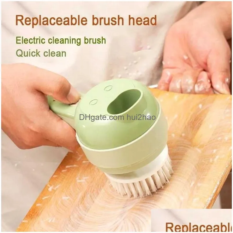 4 in 1 electric garlic masher cutter multifunctional vegetable cutter usb charging slicer garlic chopper food slice kitchen tool