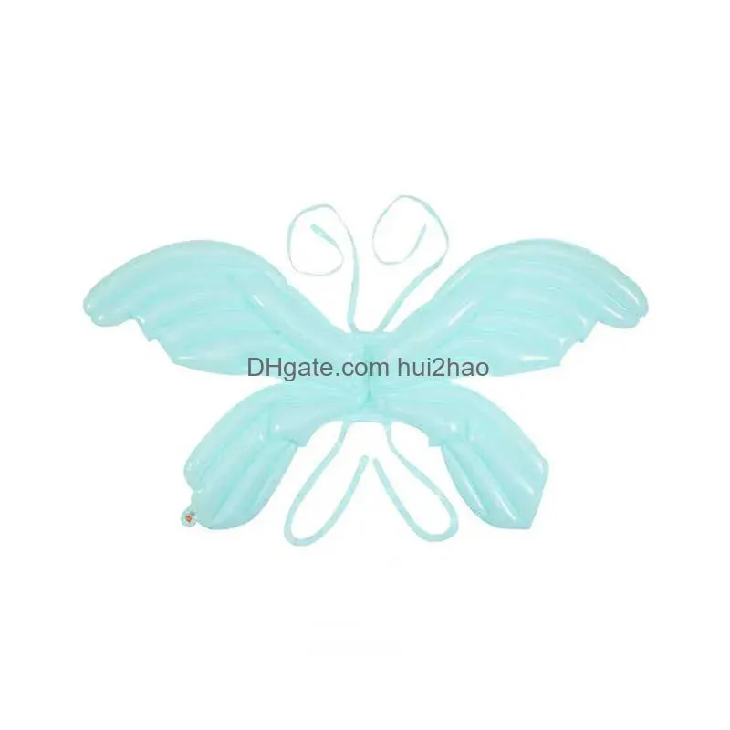 1pcs oversized macaroon gradient butterfly wings aluminum mold balloon party holiday decoration