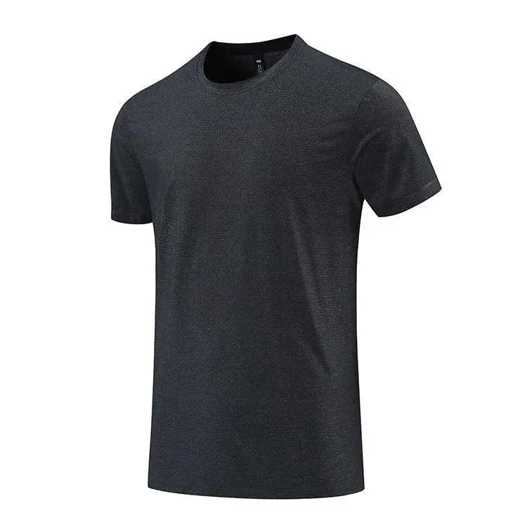 LL-R661 Men Yoga Outfit Gym T shirt Exercise & Fitness Wear Sportwear Trainning Basketball Running Ice Silk Shirts Outdoor Tops Short Sleeve Elastic