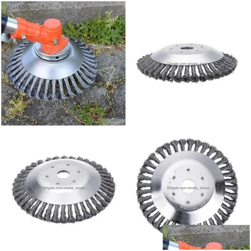 grass trimmer 200mm steel wire head brush cutter dust removal plate for lawnmower t200115 drop delivery home garden tools dhlib