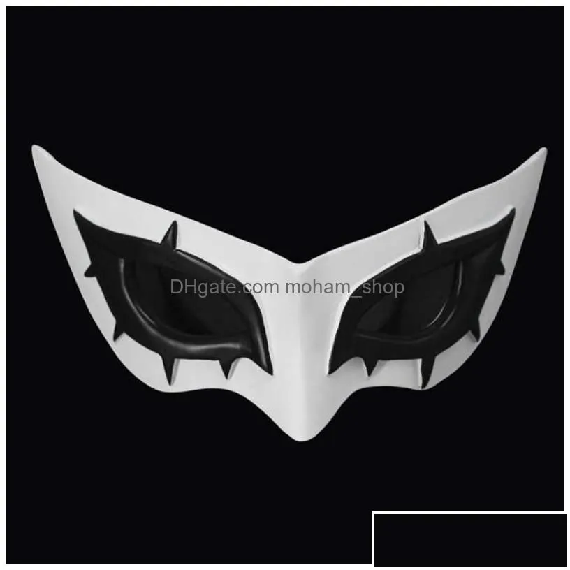 party decoration persona 5 hero arsene joker mask cosplay abs eye kurusu akatsuki prop role play halloween accessory h0910 drop
