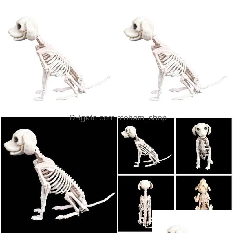 party decoration halloween skeleton dog prop animal bones shop horror skl props y201006 drop delivery home garden festive supplies eve