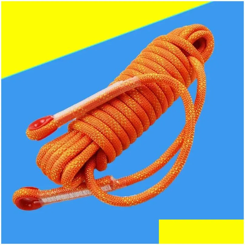 Paracord 12mm Climbing Rope Outdoor Tree Rock Equipment Mountaineering Lifeline Emergency Survival Safety Gear Escape Rescue Static