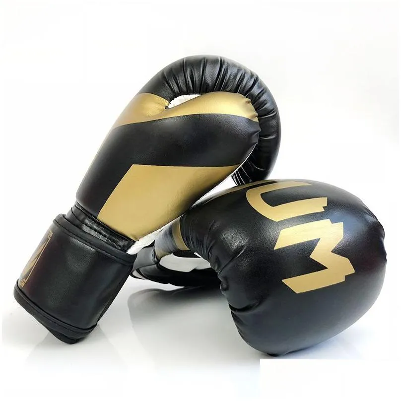 Protective Gear Boxing Gloves Adt Competition Training Fitness Men And Women Sanda Sandbag Fighting Equipment Muay Thai 230412 Drop D Dhq2W