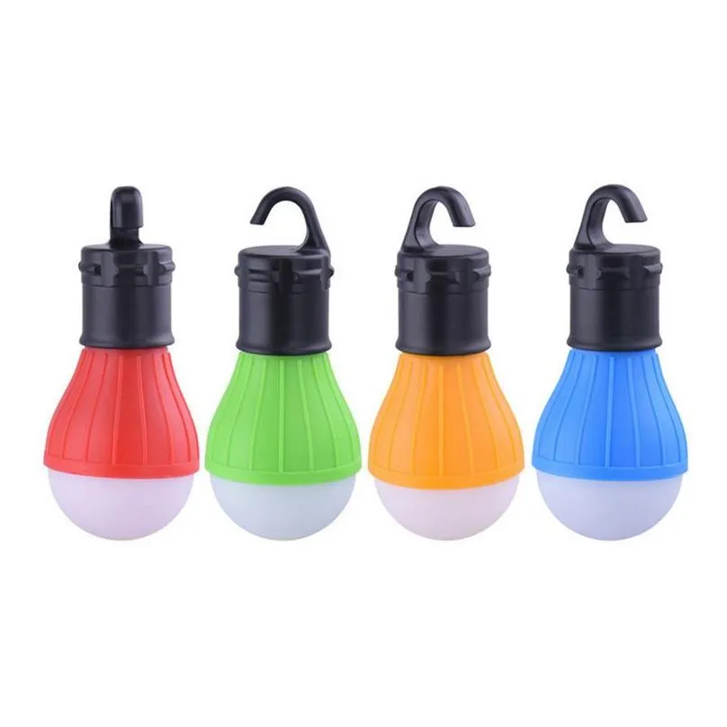outdoor tent waterproof spherical camping light 3 led tent lamps portable hook light mini emergency camping signal lights