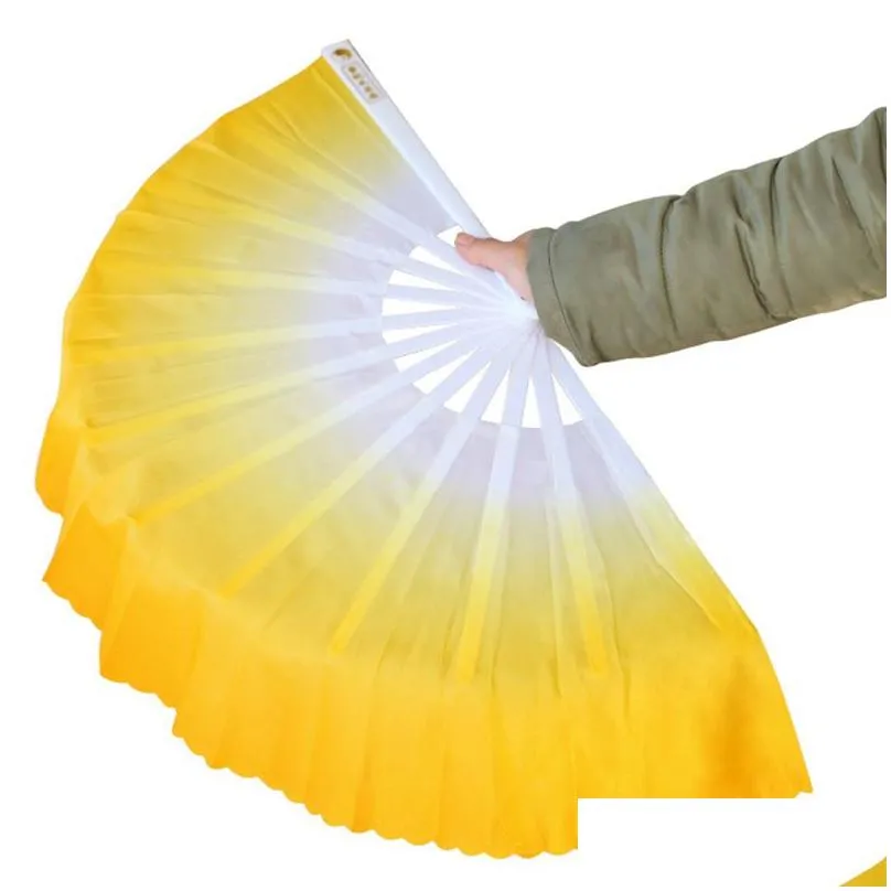 chinese dance fan 5 colors for white fan bone wedding folding hand fan
