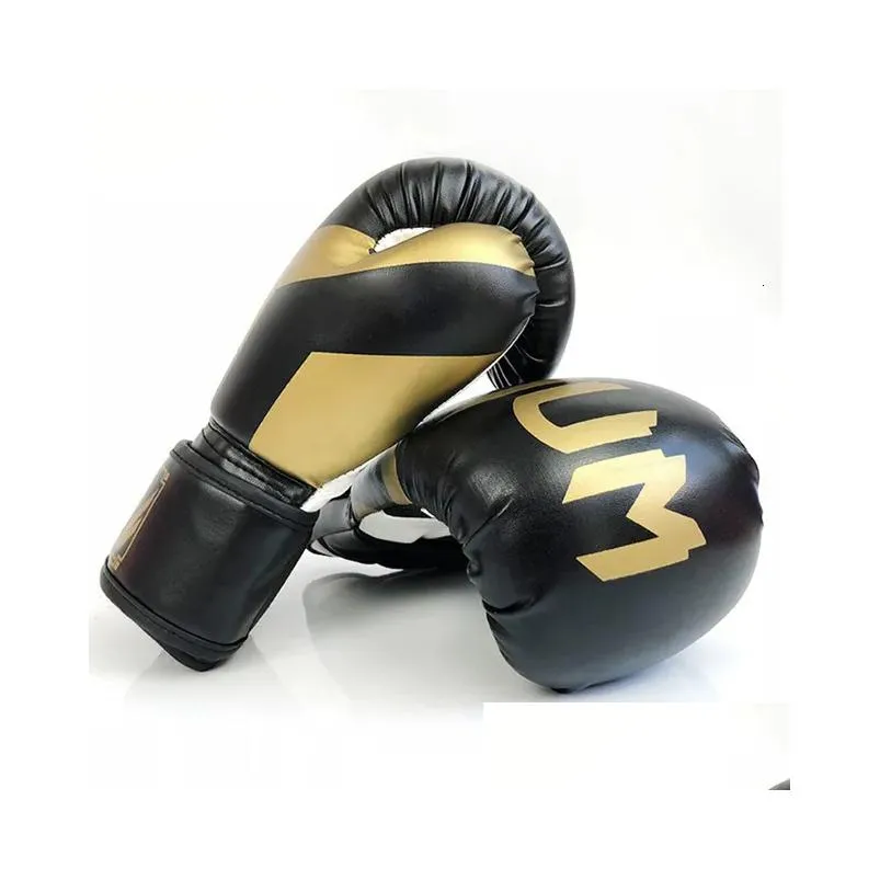 Protective Gear Boxing Gloves Adt Competition Training Fitness Men And Women Sanda Sandbag Fighting Equipment Muay Thai 230412 Drop D Dhq2W