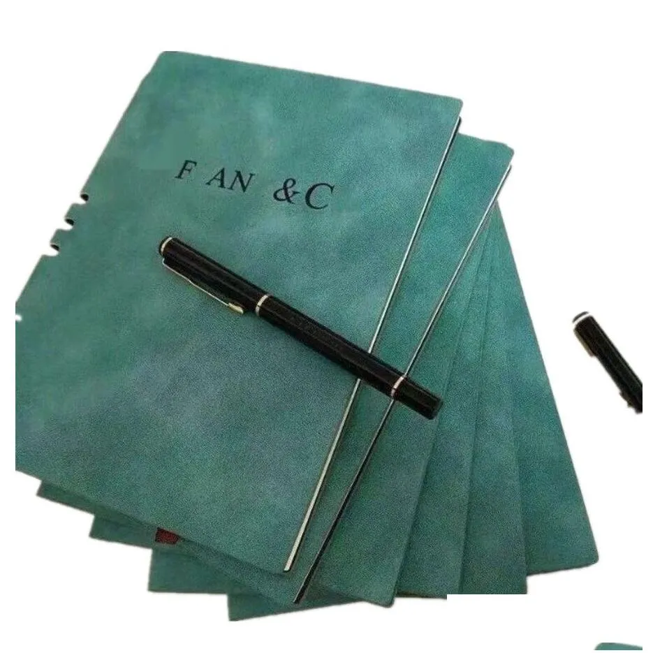 wholesale Notepads Designer Notebook Student Notebook+Signature Pen Set Business Notebook Set