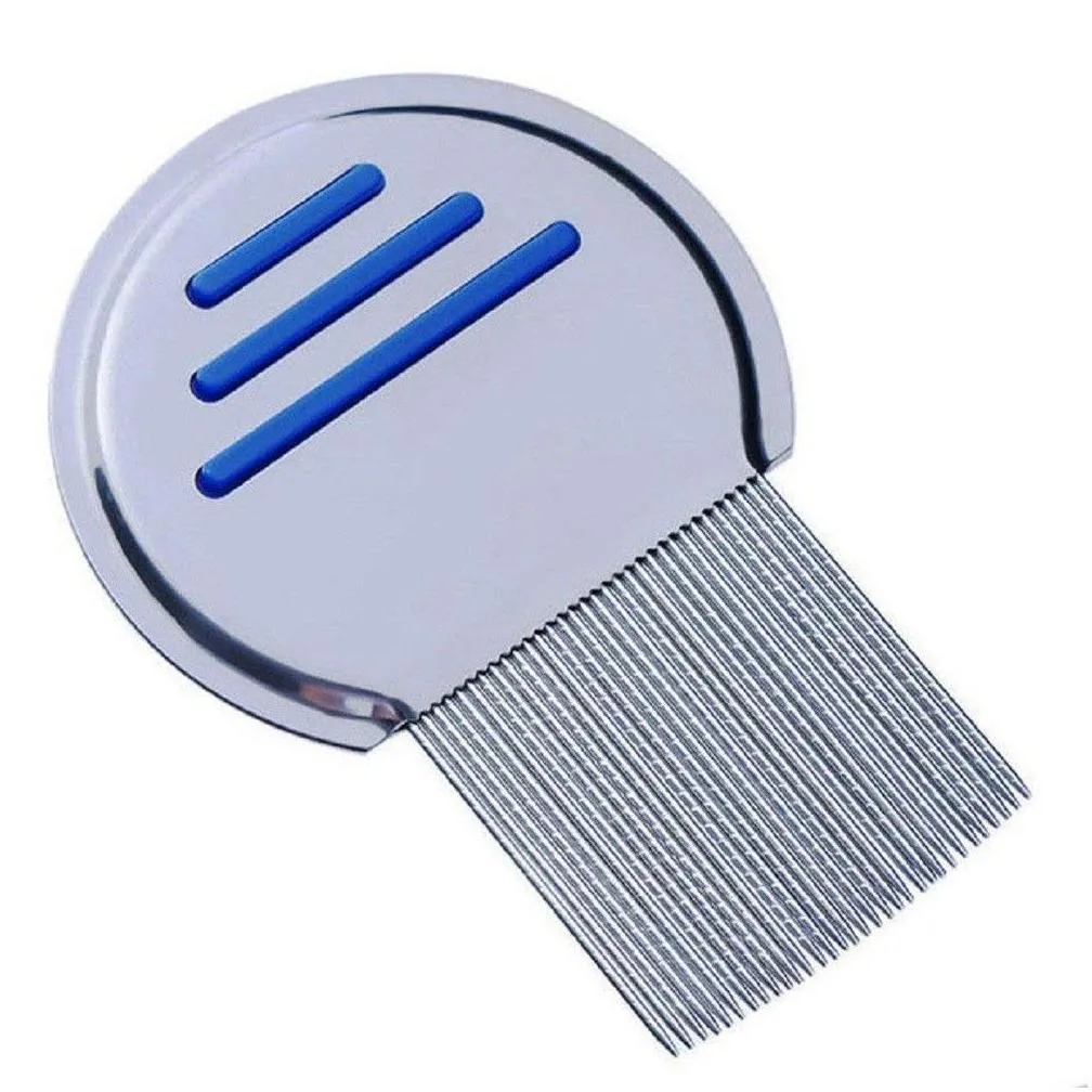 dog grooming terminator lice comb stainless steel louse effectively get rid for head lices treatment hair removes nits