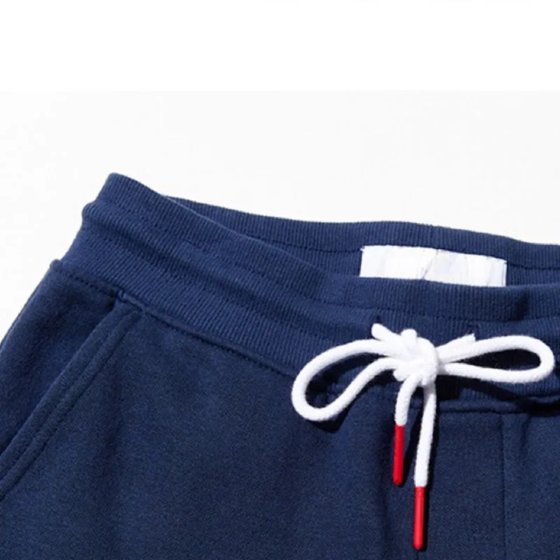 Science and technology pants men`s sweatpants Men`s sweatpants letter printed cotton loose multi-purpose casual leg pants Solid color