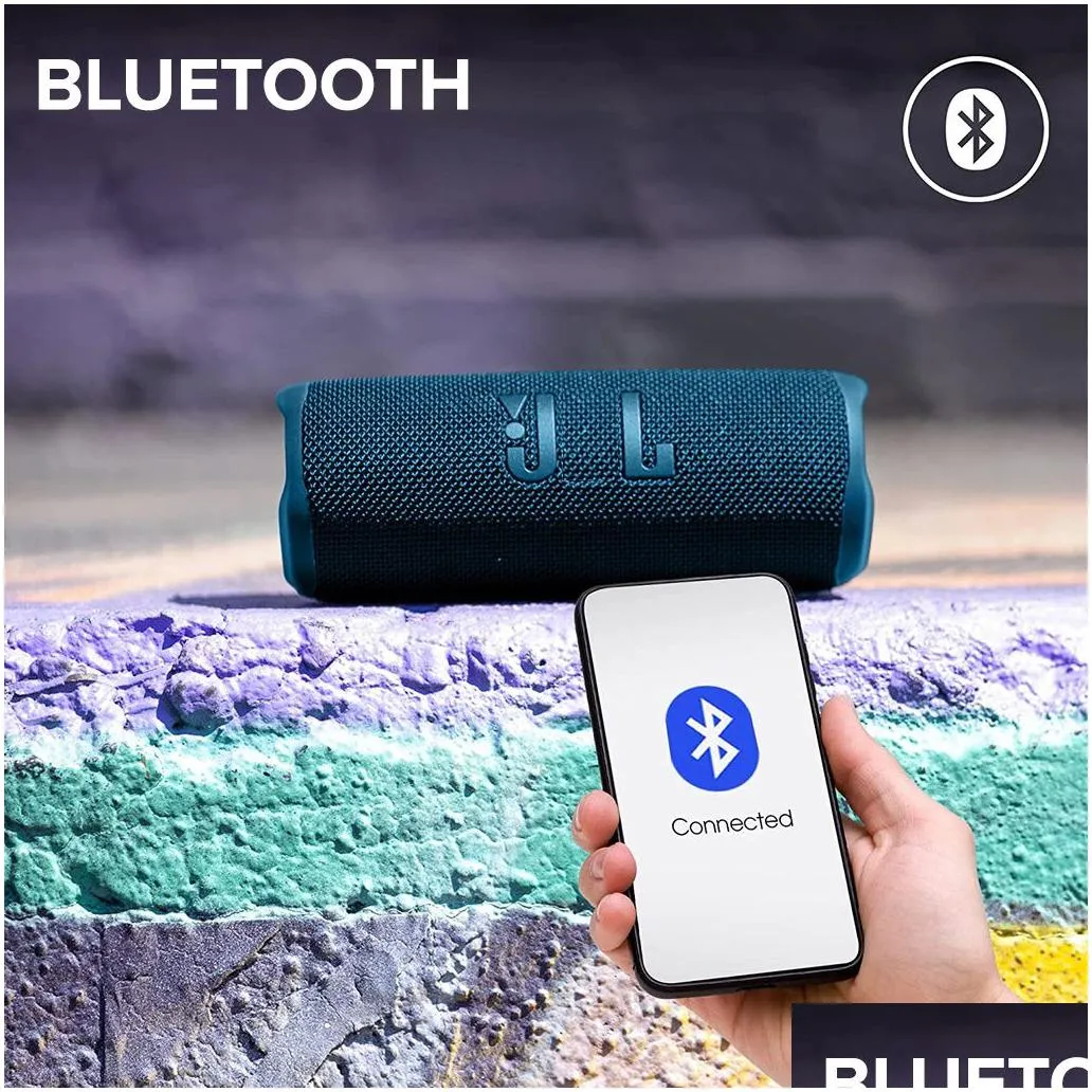 Portable Speakers 6 Bluetooth Speaker Powerf Sound And Deep Bass Ipx67 Waterproofadddustproof Drop Delivery Electronics Dhocr