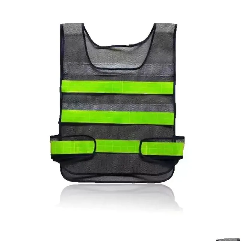 wholesale 3 colors reflective safety vest clothing hollow grid vest high visibility warning safety working construction traffic vest